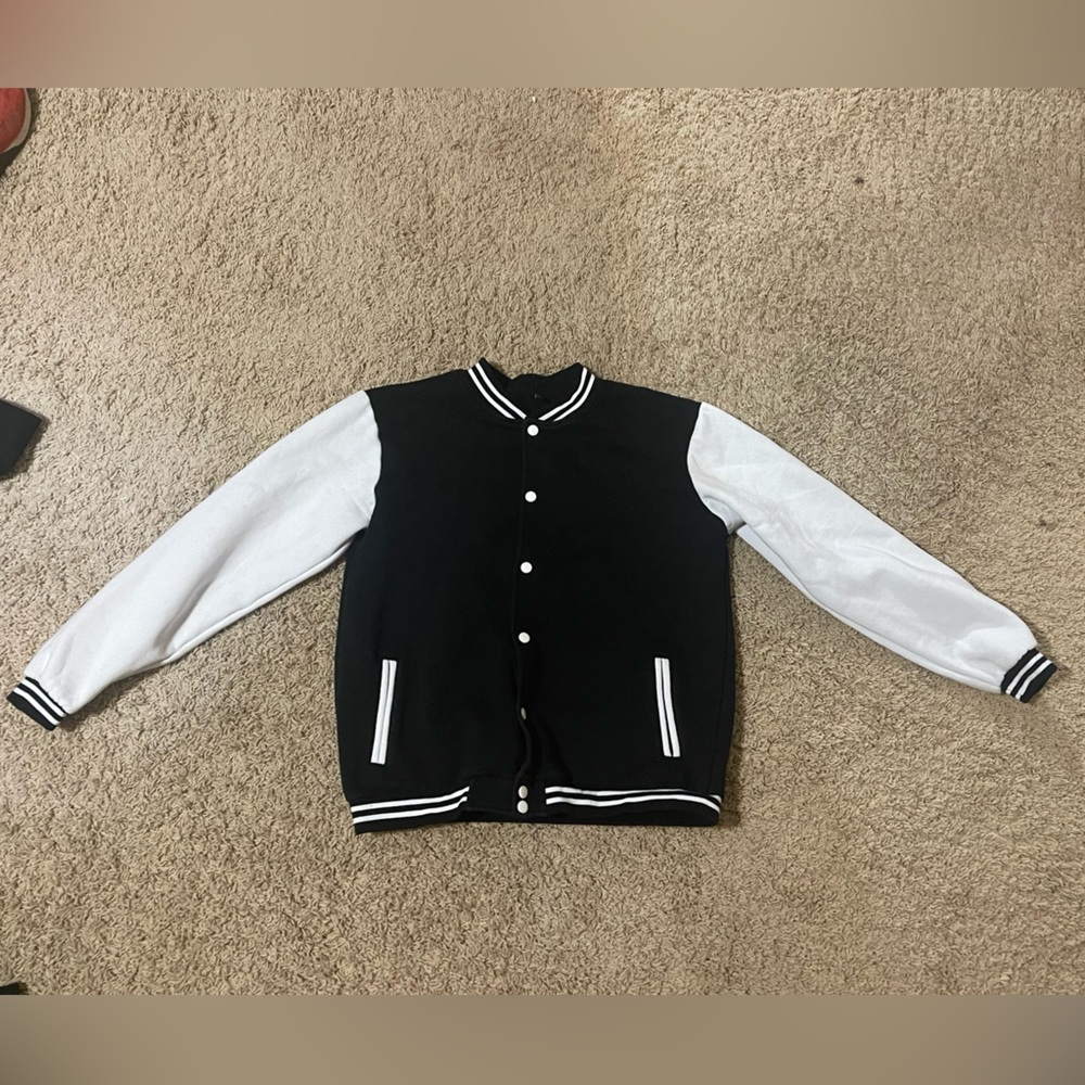Varsity Jacket-Black & White